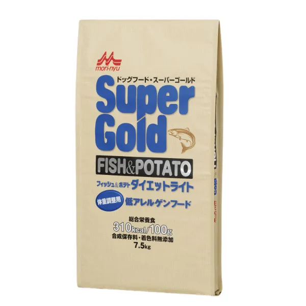 スーパーゴールド フィッシュ&ポテト ダイエットライト 体重調整用 低アレルゲンフード