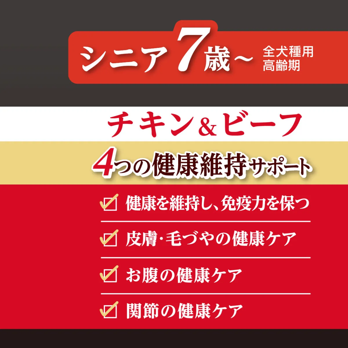 モアソフトプレミアム チキン&ビーフ シニア