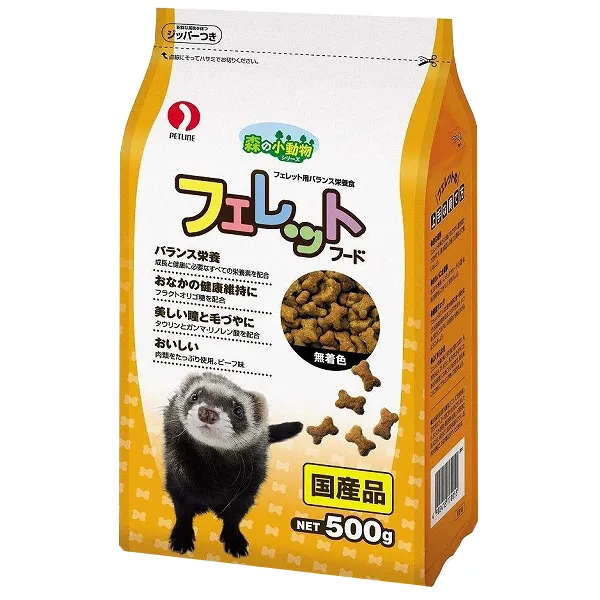 森の小動物 フェレットフード 高齢期用 500g