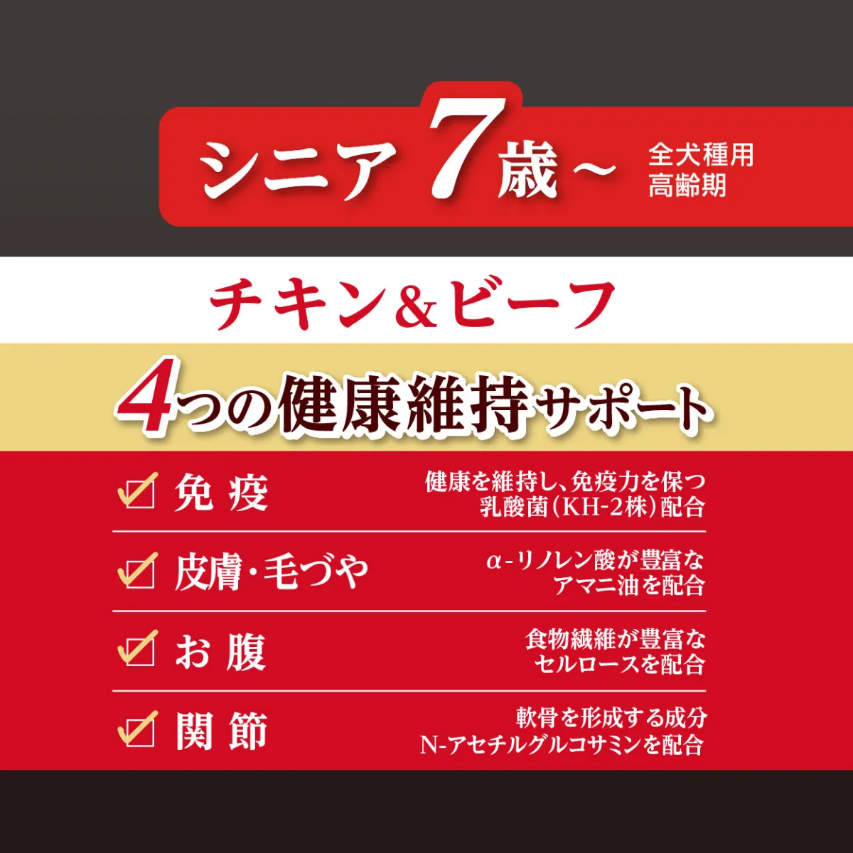 モアソフトプレミアム チキン&ビーフ シニア