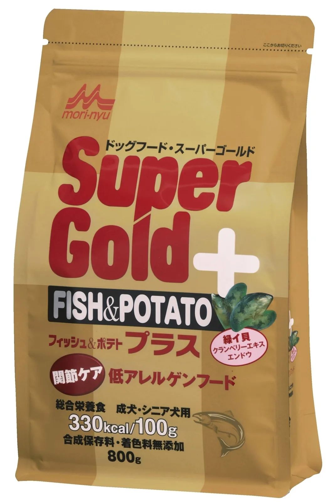 スーパーゴールド フィッシュ&ポテト プラス 関節ケア 低アレルゲンフード