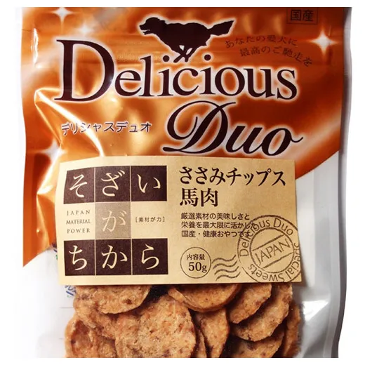 デリシャスデュオ そざいがちから ささみチップス馬肉