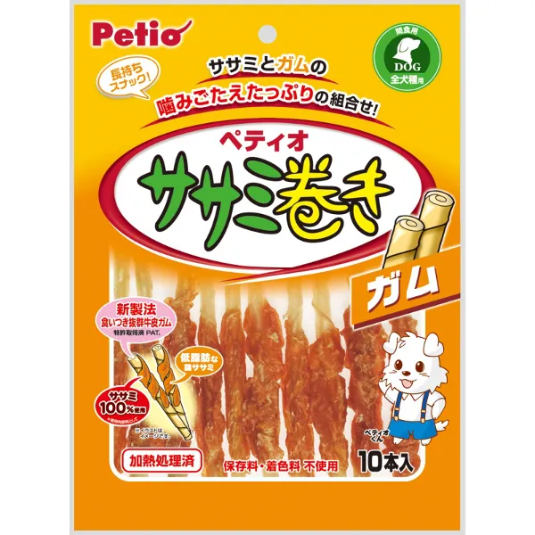 ペティオ ササミ巻き ガム