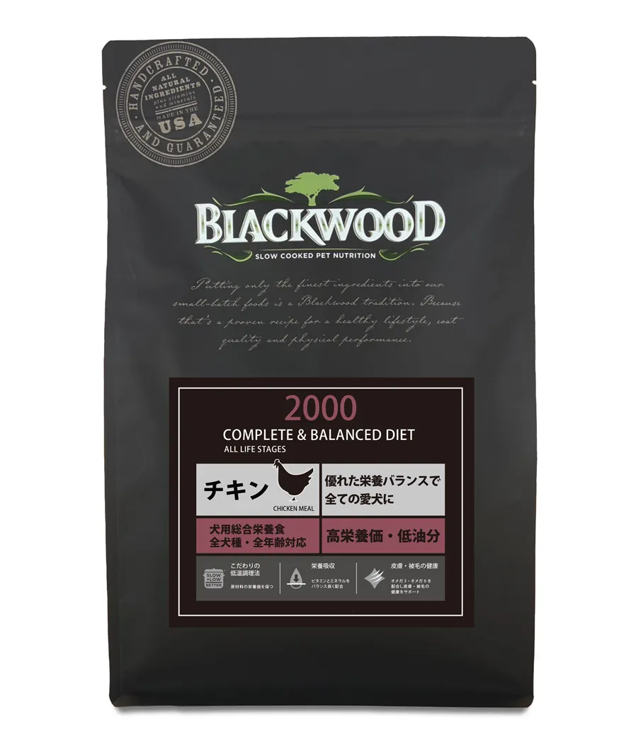 ブラックウッド 2000 チキン 全犬種 離乳後-老齢期