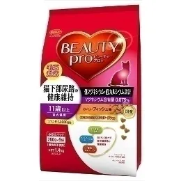 日本ペットフード ビューティープロ 猫下部尿路の健康維持 11歳以上 560g