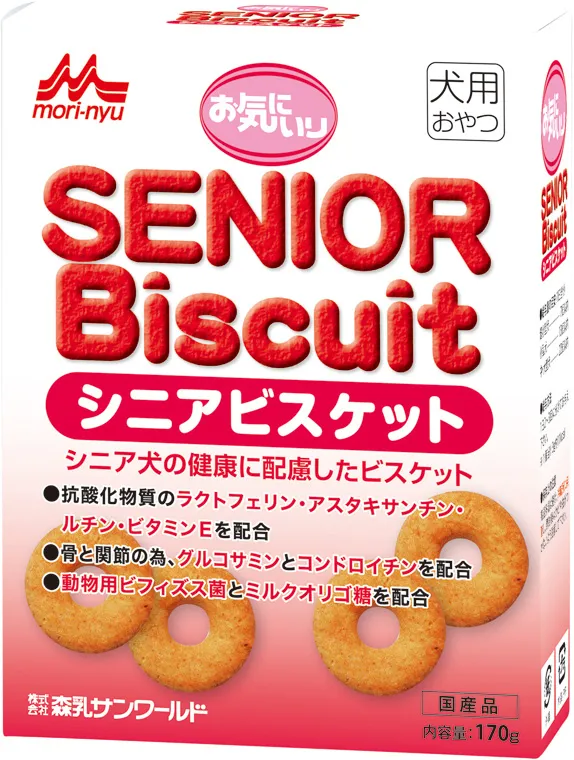 森乳サンワールド お気にいり シニアビスケット 170g