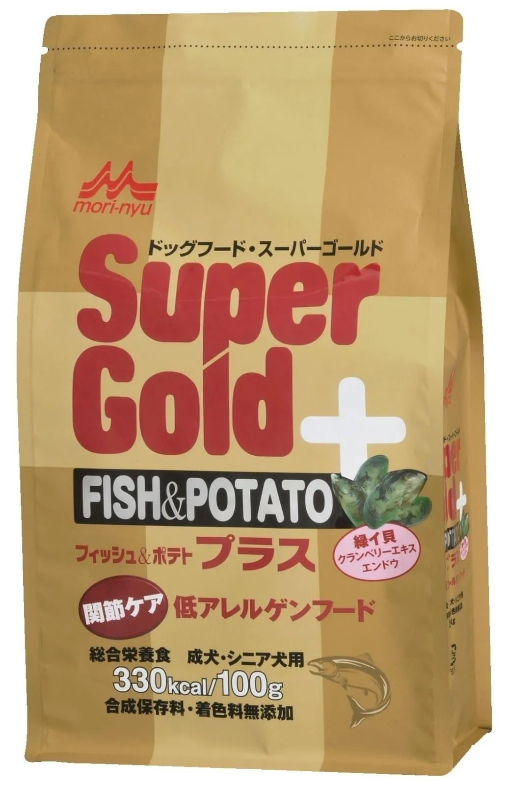 スーパーゴールド フィッシュ&ポテト プラス 関節ケア 低アレルゲンフード