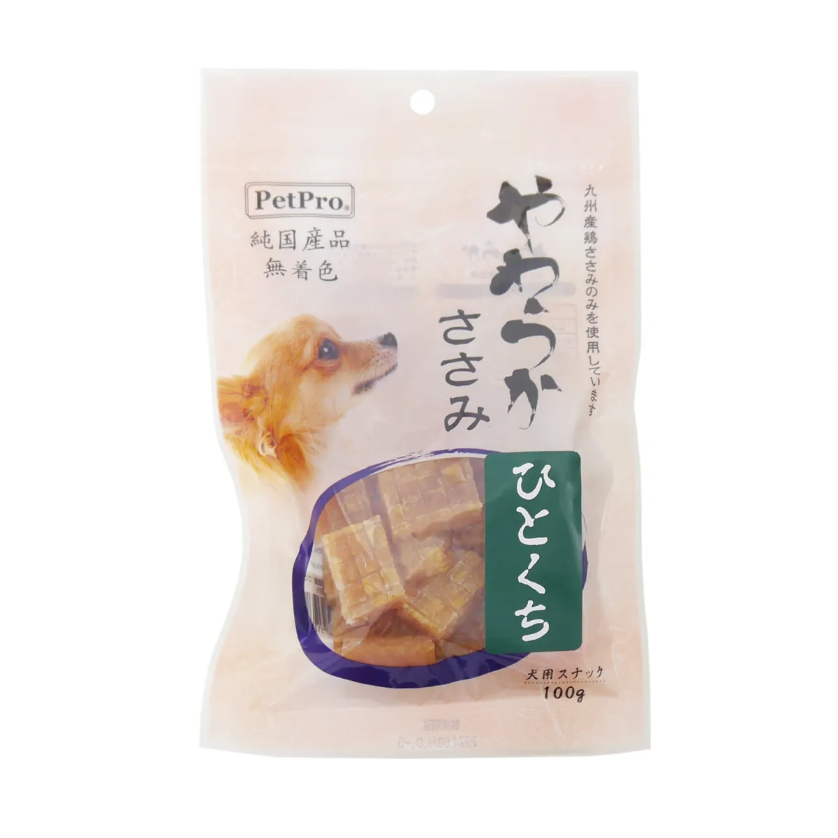 ペットプロ 純国産やわらかささみひとくち
