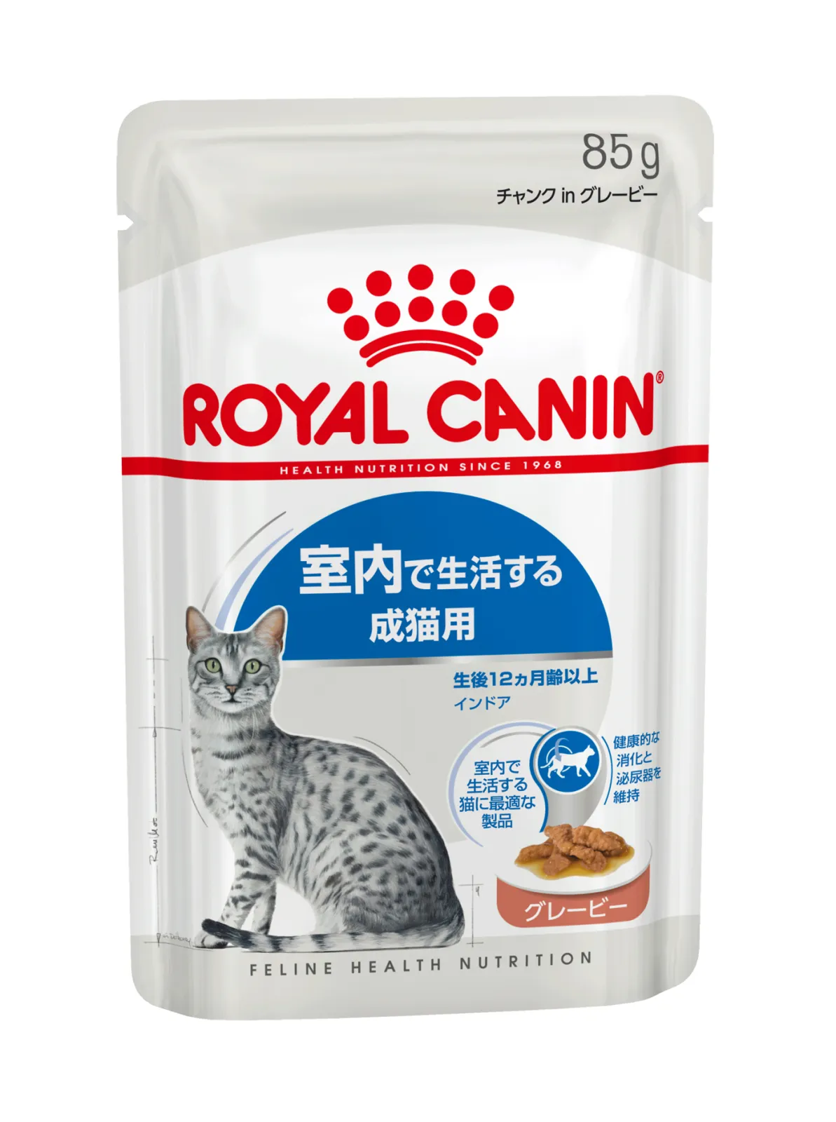 ロイヤルカナン インドア 室内で生活する成猫用 グレービー パウチ