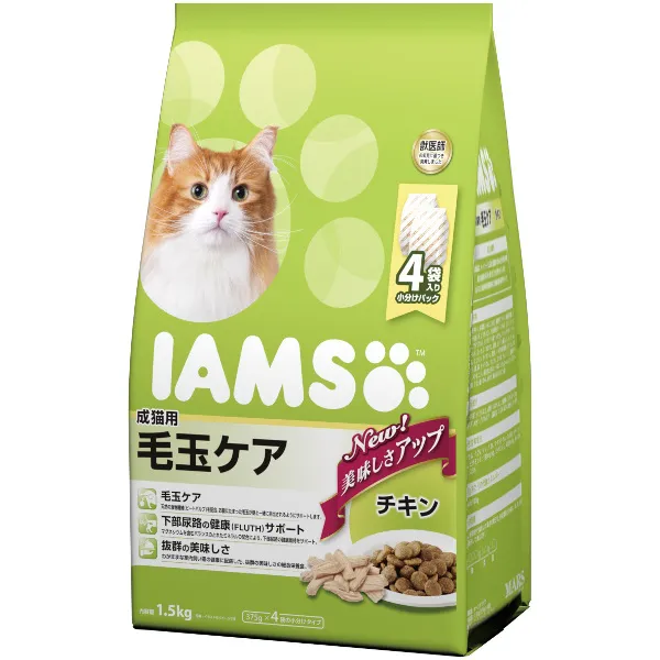 アイムス 成猫用 毛玉ケア チキン 550g