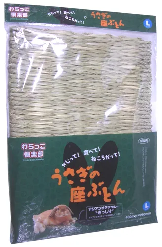 わらっこ倶楽部 うさぎの座ぶとん