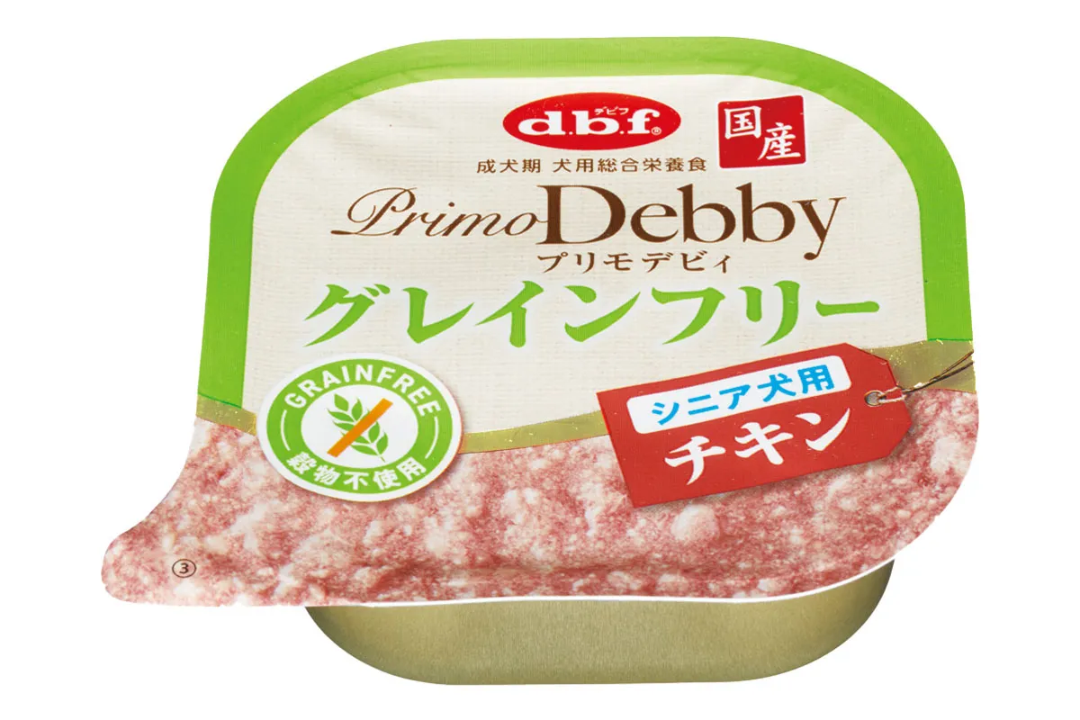 プリモデビィ グレインフリー シニア犬用 チキン 95g