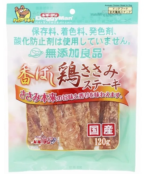 ドギーマン 無添加良品 香ばし鶏ささみ