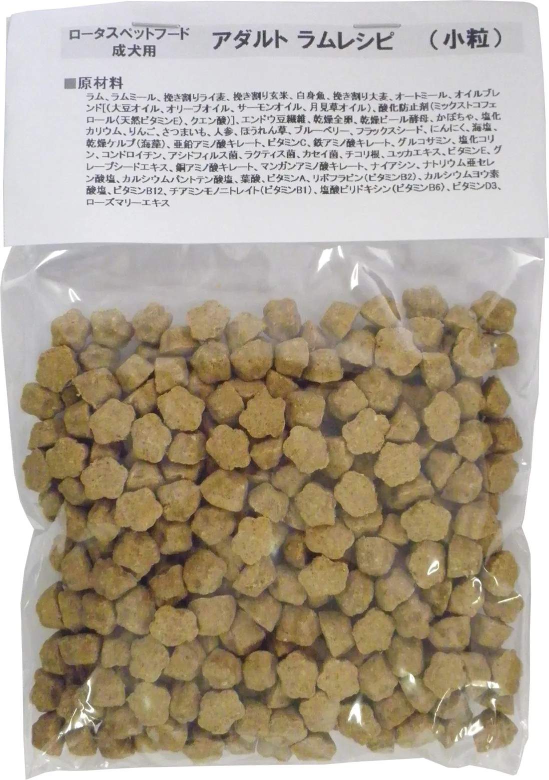 ロータス アダルトドッグ ラムレシピ 中粒 1kg【賞味期限23年1月15日】