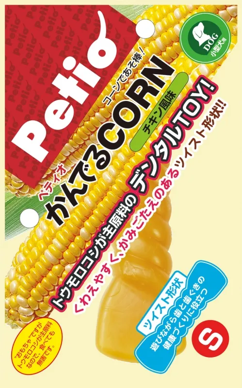 ペティオ かんでるCORN ツイスト チキン風味