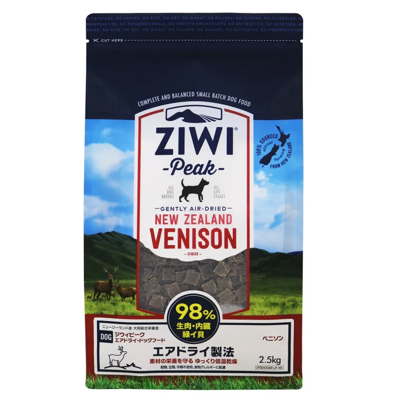 ZiwiPeak エアドライ・ドッグフード ベニソン (鹿肉)
