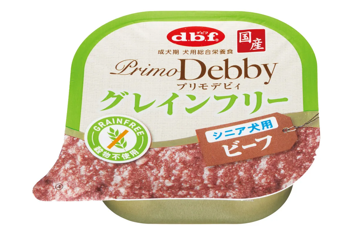 プリモデビィ グレインフリー シニア犬用 ビーフ 95g