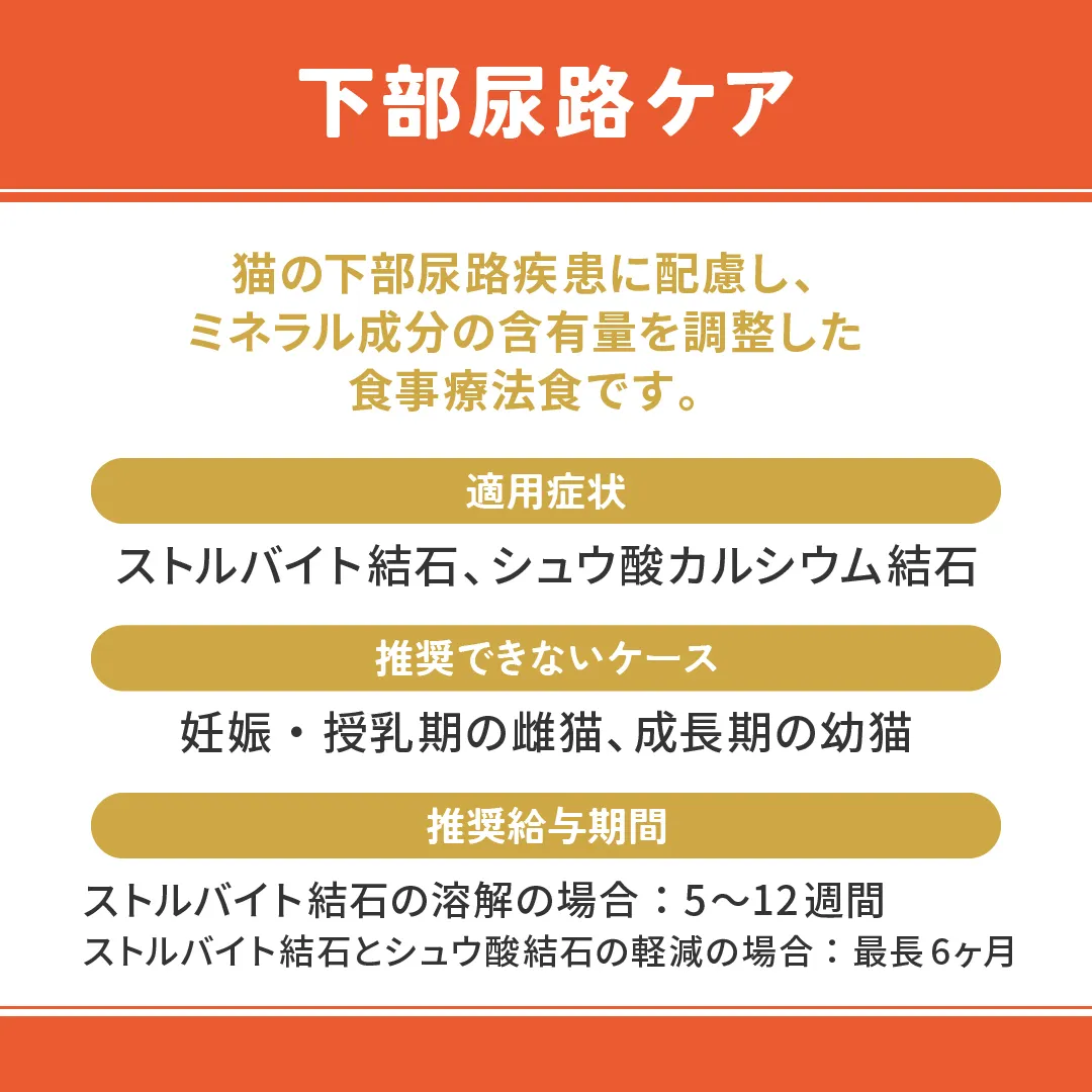 ベッツウェル 猫用食事療法食 下部尿路ケア