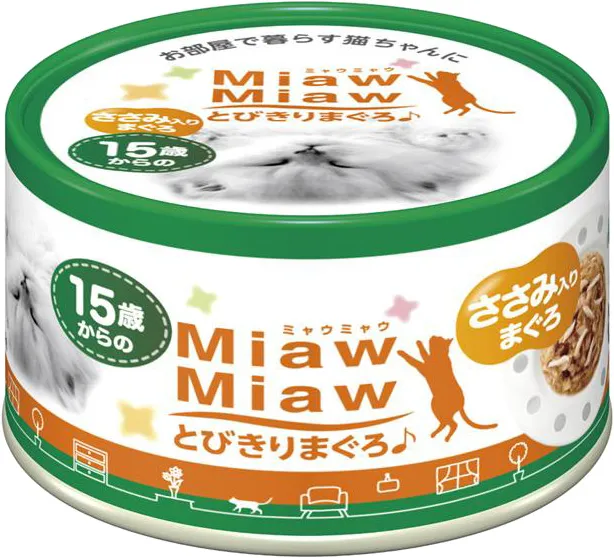 15歳からのMiawMiaw とびきりまぐろ ささみ入りまぐろ