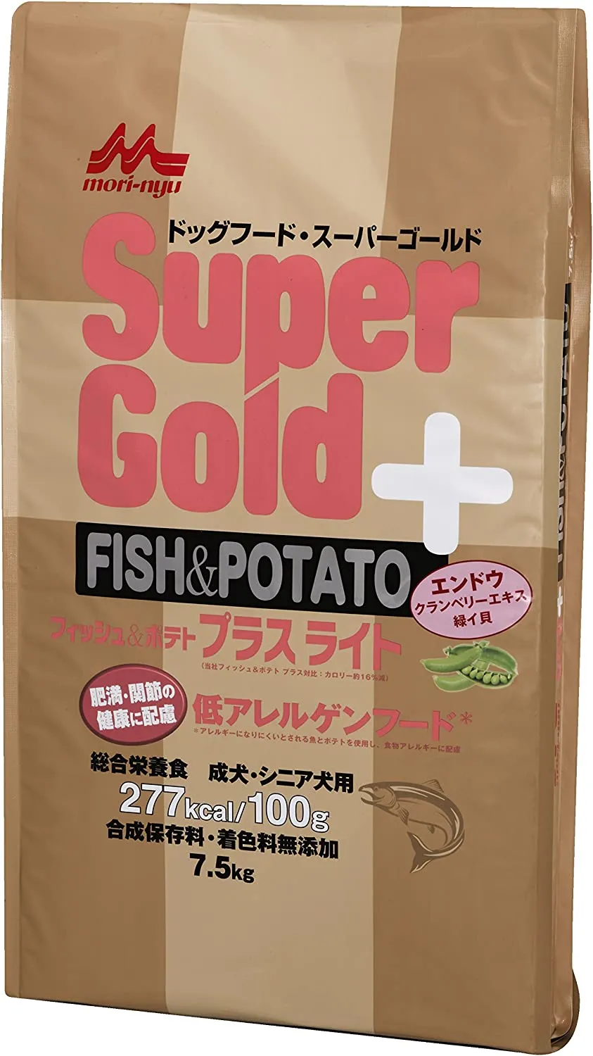 スーパーゴールド フィッシュ&ポテト プラス ライト 肥満ケア 関節ケア 低アレルゲンフード