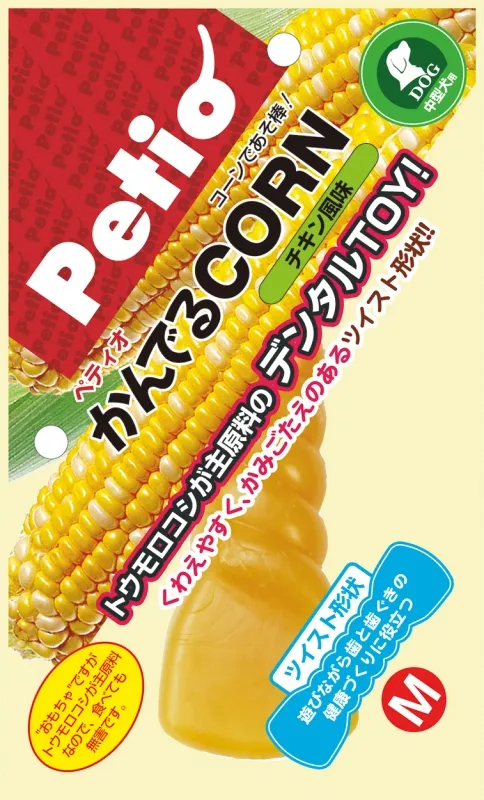 ペティオ かんでるCORN ツイスト チキン風味