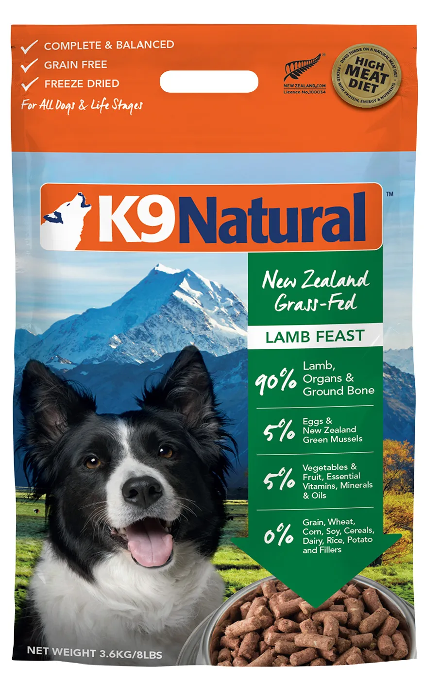 K9ナチュラル フリーズドライ ラム・フィースト