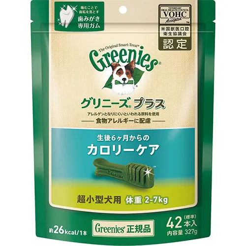 グリニーズ プラス カロリーケア 超小型犬用 2-7kg 42本入