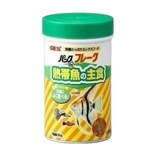GEX パックDEフレーク 熱帯魚の主食