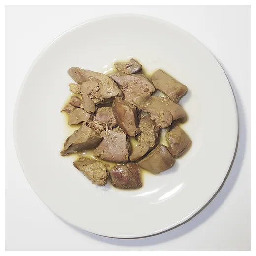 わんわん 国産 プロ仕様レトルト 鶏肝 角切り