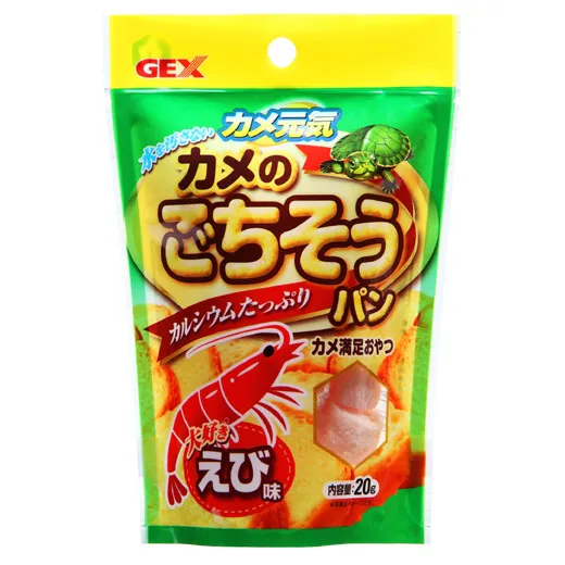 GEX カメ元気 カメのごちそうパン えび