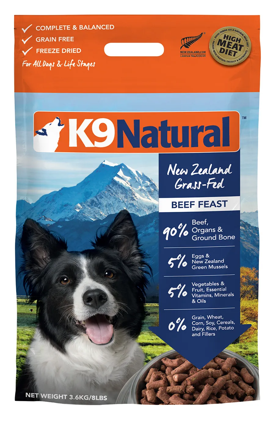 K9ナチュラル フリーズドライ ビーフ・フィースト