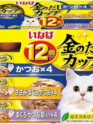 いなば 金のだしカップ かつおバラエティパック 70g×12個パック