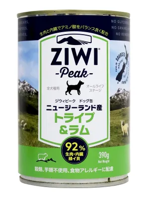 商品 ZiwiPeak ドッグ缶 トライプ&ラム 画像