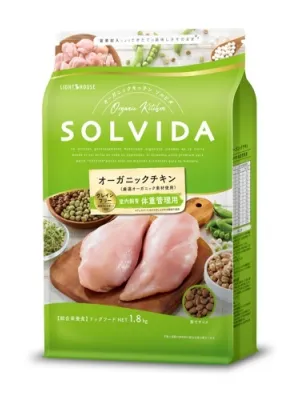 ソルビダ グレインフリー チキン 室内飼育体重管理用