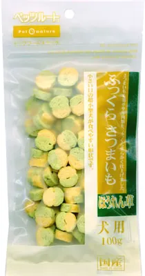 ペッツルート ふっくらさつまいも ほうれん草 100g
