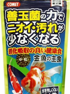 コメット 金魚の主食 3つの善玉菌で汚れ・ニオイが少なくなる 納豆菌配合