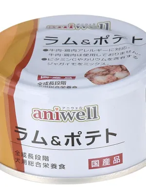 商品 アニウェル ラム&ポテト 85g 画像