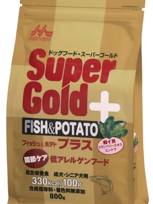 商品 スーパーゴールド フィッシュ&ポテト プラス 関節ケア 低アレルゲンフード 画像