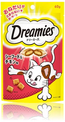 ドリーミーズ シーフード&チキン 味 60g
