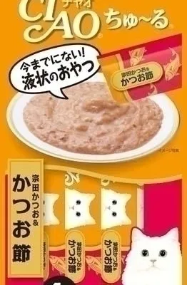 いなば CIAO ちゅ〜る 宗田かつお&かつお節 14g×4本