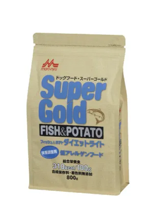 商品 スーパーゴールド フィッシュ&ポテト ダイエットライト 体重調整用 低アレルゲンフード 画像