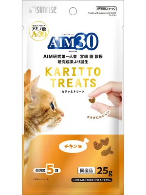 商品 サンライズ AIM30 カリッとトリーツ チキン味 5g×5袋 画像