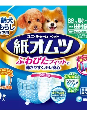 商品 ユニチャーム ペット用紙オムツ SSサイズ 画像