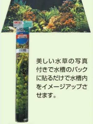 GEX バックスクリーン 写真付き黒地