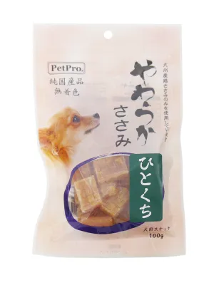 ペットプロ 純国産やわらかささみひとくち