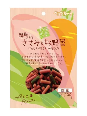 ペッツルート 素材メモ ささみとお野菜 100g