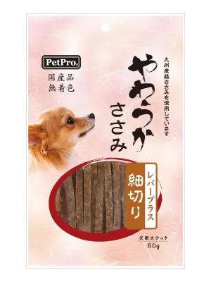 ペットプロ 国産やわらかささみレバープラス 細切り