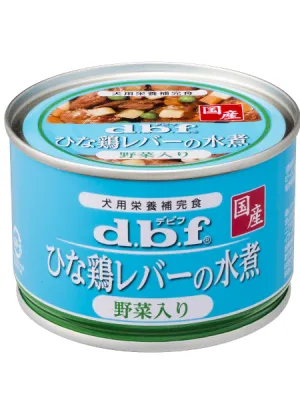 商品 デビフ ひな鶏レバーの水煮 野菜入り 150g 画像