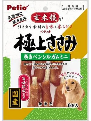 ペティオ 極上ささみ 巻きペンシルガム ミニ 6本入