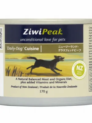 ZiwiPeak ドッグ缶 ニュージーランド・グラスフェッドビーフ 170g